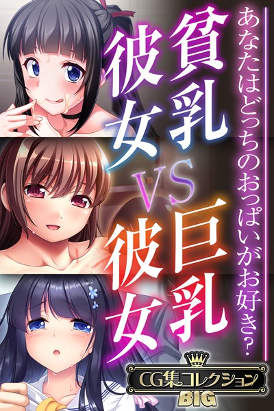 評価｜貧乳彼女 VS 巨乳彼女〜あなたはどっちのおっぱいがお好き？〜【CG集コレクションBIG】❤単行本-大人のSEXY絵本