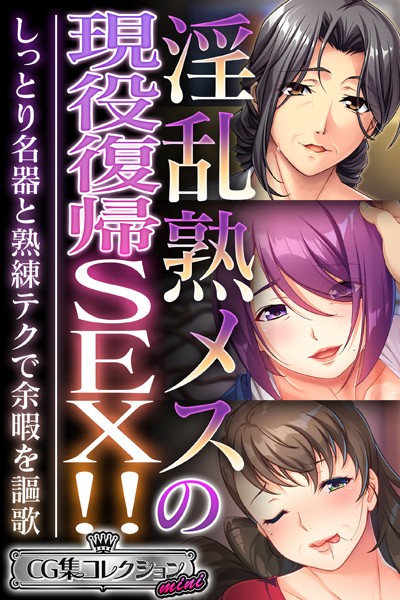評価4.00｜淫乱熟メスの現役復帰SEX！！ 〜しっとり名器と熟練テクで余暇を謳歌〜【CG集コレクション ミニ】❤単行本-大人のSEXY絵本