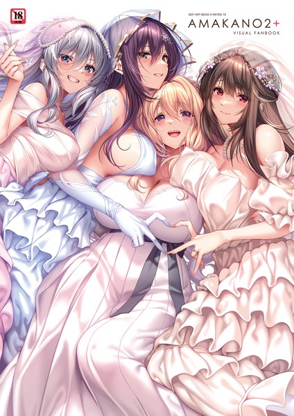 評価4.80｜アマカノ2＋ ビジュアルファンブック❤イラスト・CG集-ピロ水